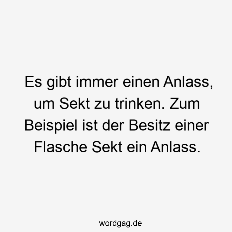 Lustige Sekt Sprüche Wordgag ツ