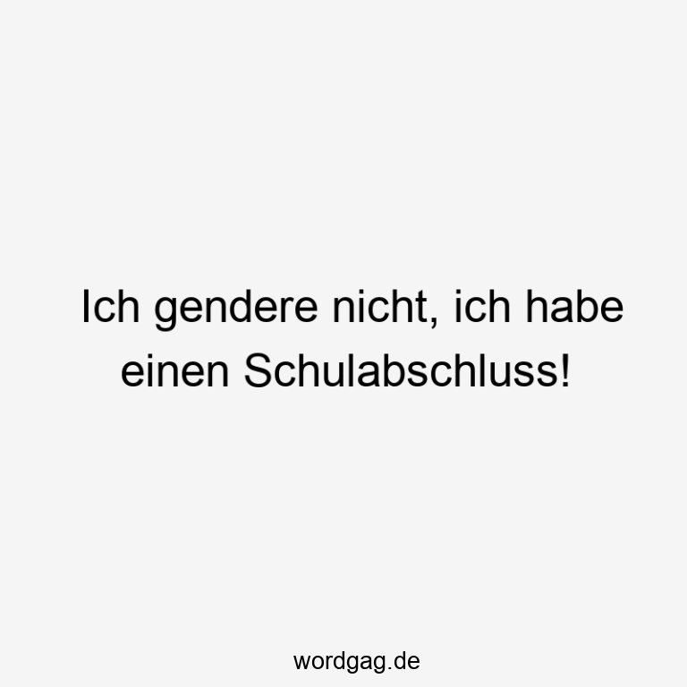 Lustige Gendern Sprüche Wordgag