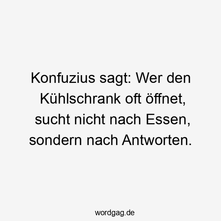 Lustige Konfuzius Sprüche Wordgag
