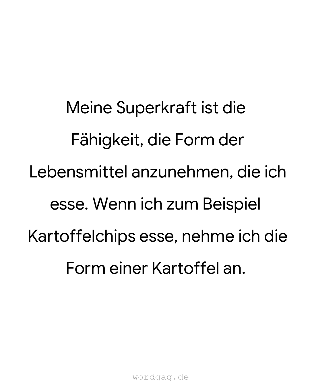 Lustige Essenswitz Sprüche – Wordgag ツ